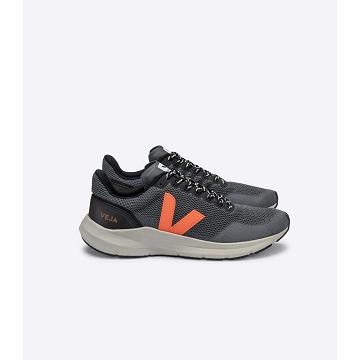 Veja MARLIN LT V KNIT Løpesko Herre Orange/Black | NO 148XYU